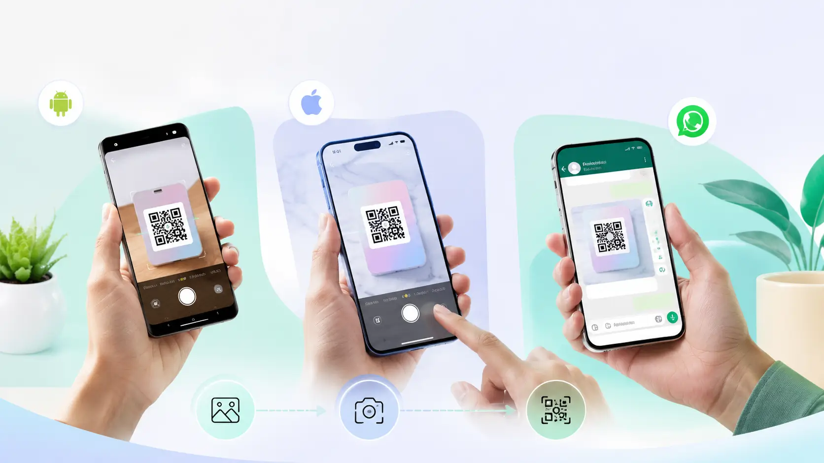 Scan QR Code From Image: Android, iPhone and WhatsApp Methods