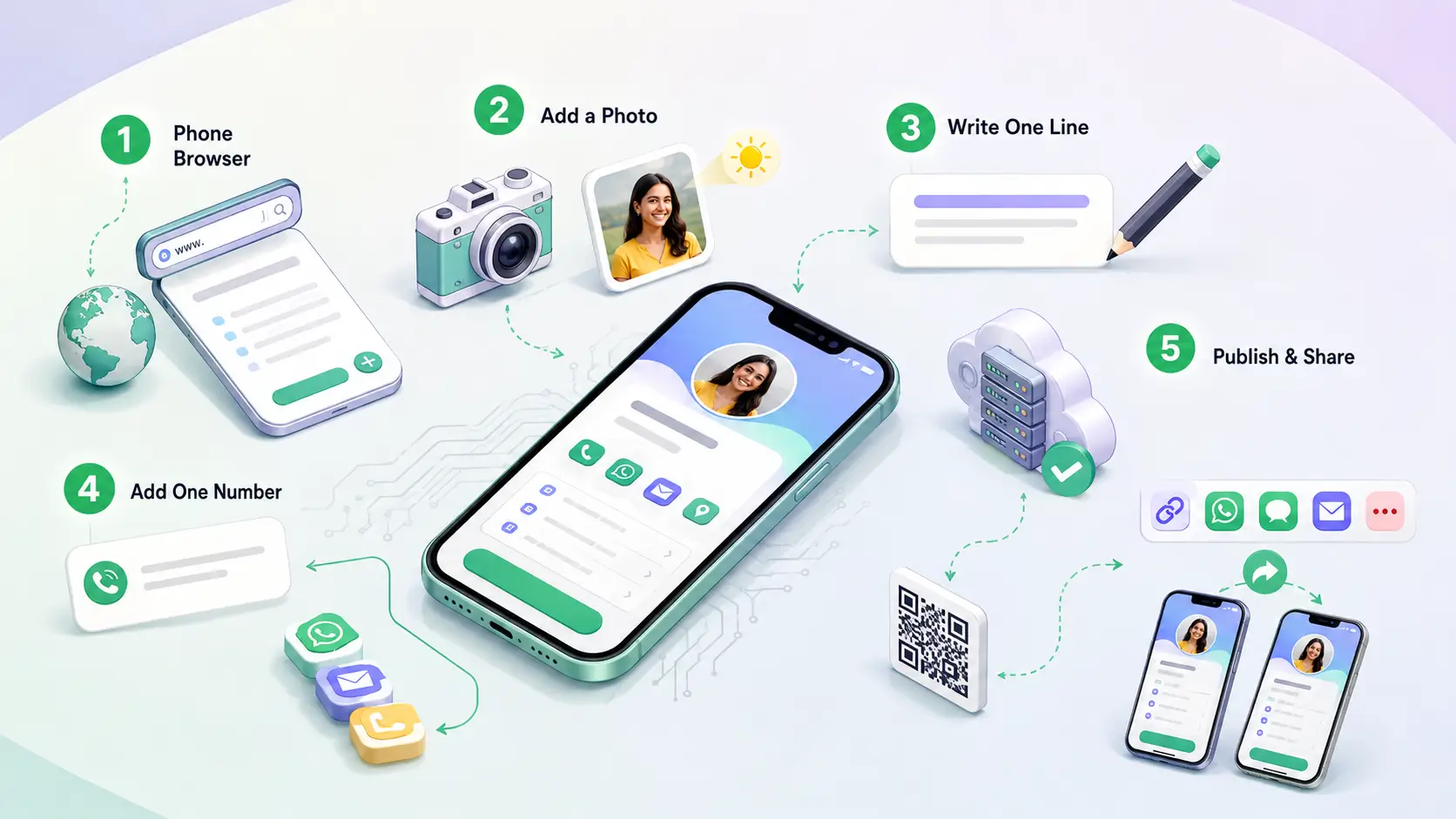 How to Make a Digital Visiting Card on Your Phone How to Make a Digital Visiting Card on Your Phone