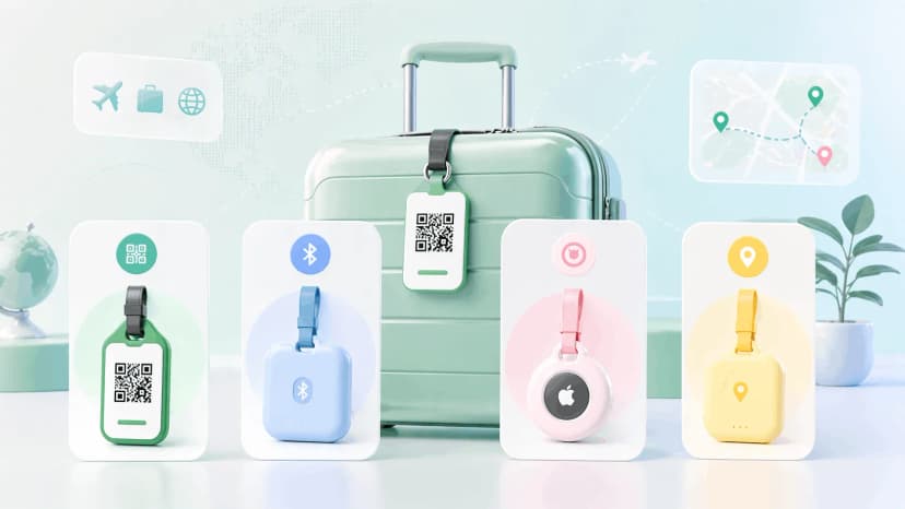 Smart Luggage Tags: QR vs Bluetooth vs AirTag - Which Is Right for You? Smart Luggage Tags: QR vs Bluetooth vs AirTag - Which Is Right for You?